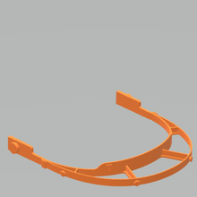 face shield whith elastic clip fashion mask 3d print model - Mito3D