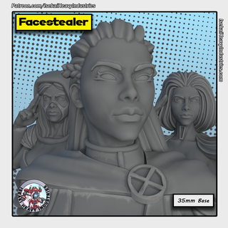 face stealer marvel crisis protocol x-men betsy braddock psylocke captain britain 3d print model - Mito3D