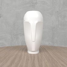 visage vase outil plante pot fleur 3d print model - Mito3D