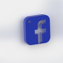 facebook verschiedene Netzwerke sozial instagram twitter whatsapp mark Mode 3d print model - Mito3D