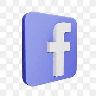 Facebook logo 3d print model - Mito3D