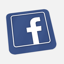 facebook cartel red social negocios influyentes logotipo influencia personalizado publicidad tienda 3d print model - Mito3D