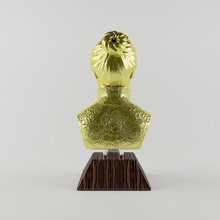 faceman estátua-41 a arte modelo moderno de ouro decoração mostafaghadiri 3d print model - Mito3D