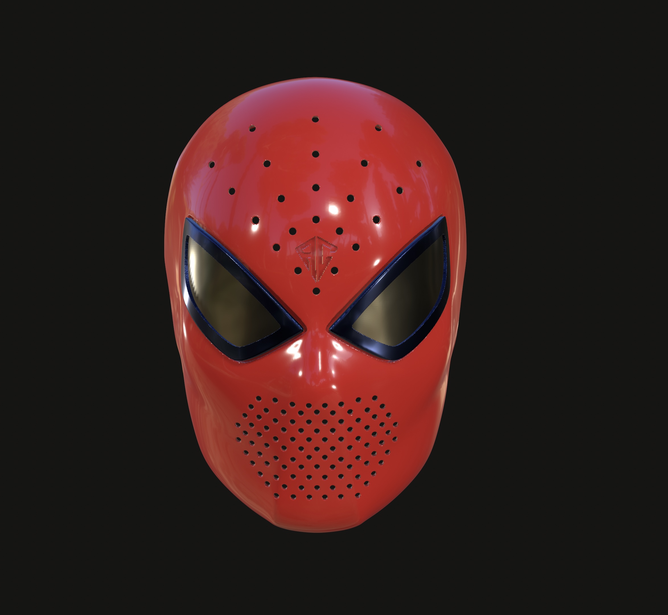 faceshell sorprendente uomo ragno ams andrea 3D print model - Mito3D