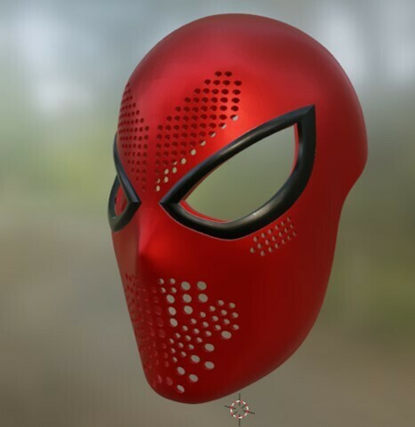 faceshell sorprendente uomo Ragno 1 cosplay casco maschera conchiglia 3D print model - Mito3D