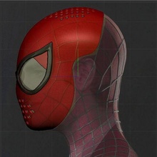 faceshell amazing spiderman 2  spiderman faceshell amazing homem aranha cosplay marvel espetacular 3d print model - Mito3D