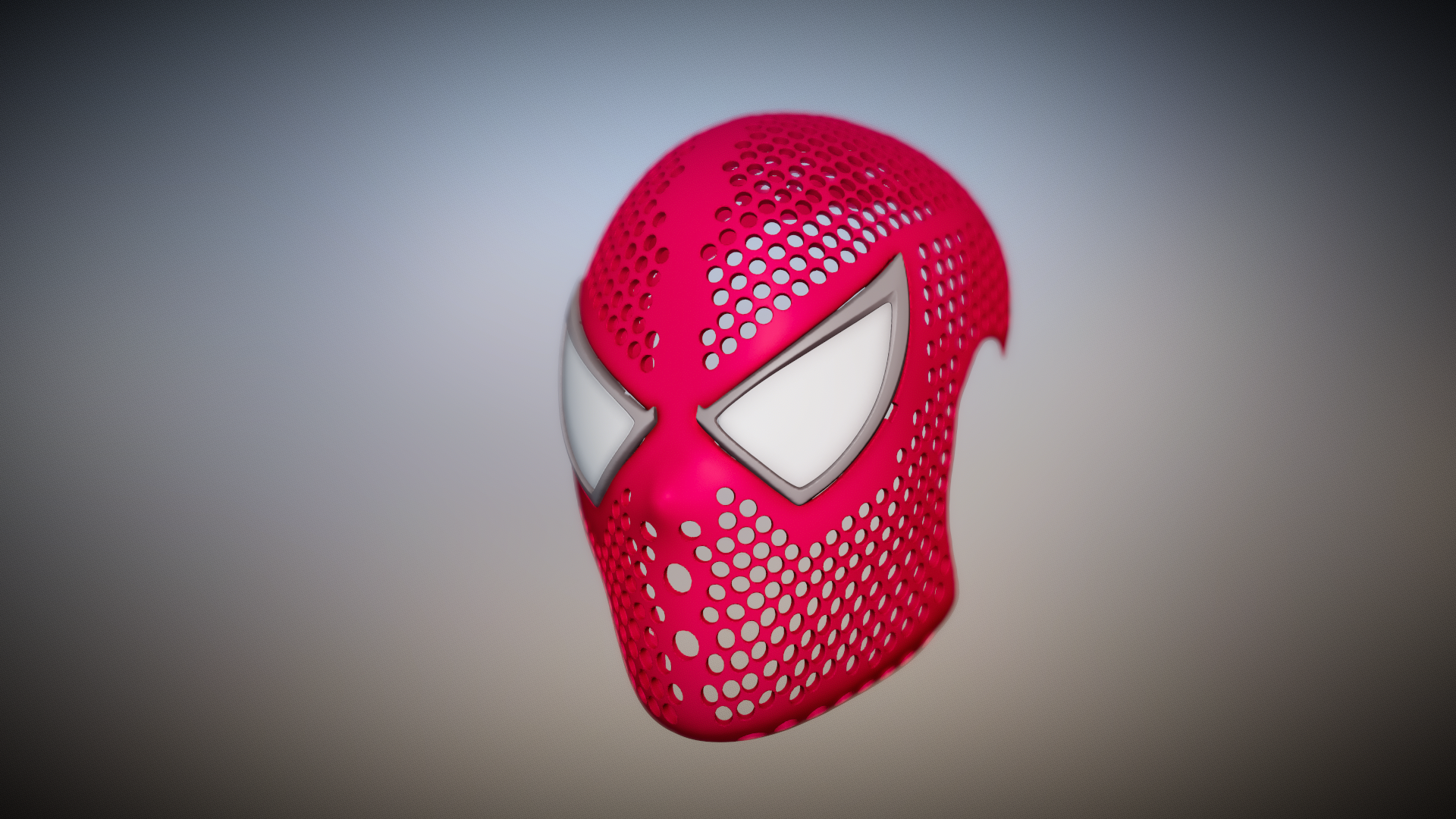 facette sam Raimi homme araignée masque 3D print model - Mito3D