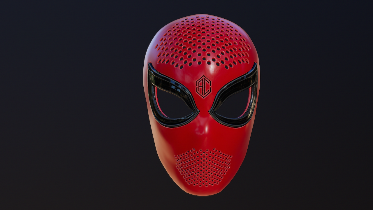 Gesichtsschale Spider Lotus v1 3D print model - Mito3D