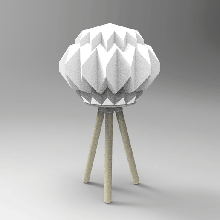 sfaccettato piegato origami lampada matita Astuccio guaina pentola vaso fiori bottiglia arte scolpire parametrico patrono 3d print model - Mito3D