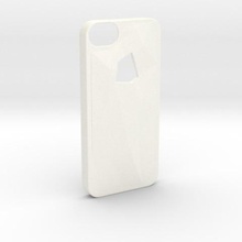 faceted iphone 55s case version 1 gadget 3d print model - Mito3D