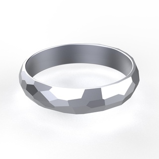 facettiert Ring Juwelenkulte 3d print model - Mito3D