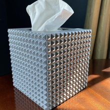 lapidado tecido caixa vaso pirâmide telha 3d print model - Mito3D
