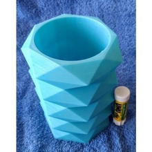 facettierte vase 1 home 3d print model - Mito3D