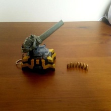 factorio artillery cannon gadget video games turret neat 3d print model - Mito3D