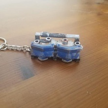 factorio splitter gioielli keychain neat portachiavi 3d print model - Mito3D