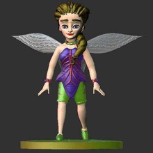 fadinha fairy conto de fadas creatures fada woman toy_game_accessories 3d print model - Mito3D