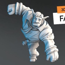 fafnir bjarke jeu miniature figurine 28mm 3d print model - Mito3D
