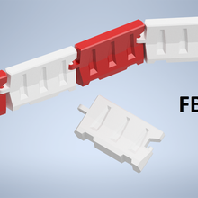 fahrbahnbegrenzung Block Arbeit Sicherheit 3d print model - Mito3D