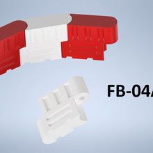 fahrbahnbegrenzung block work safety 3d print model - Mito3D