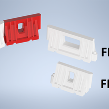 fahrbahnbegrenzung varianten Block Arbeit Sicherheit 3d print model - Mito3D
