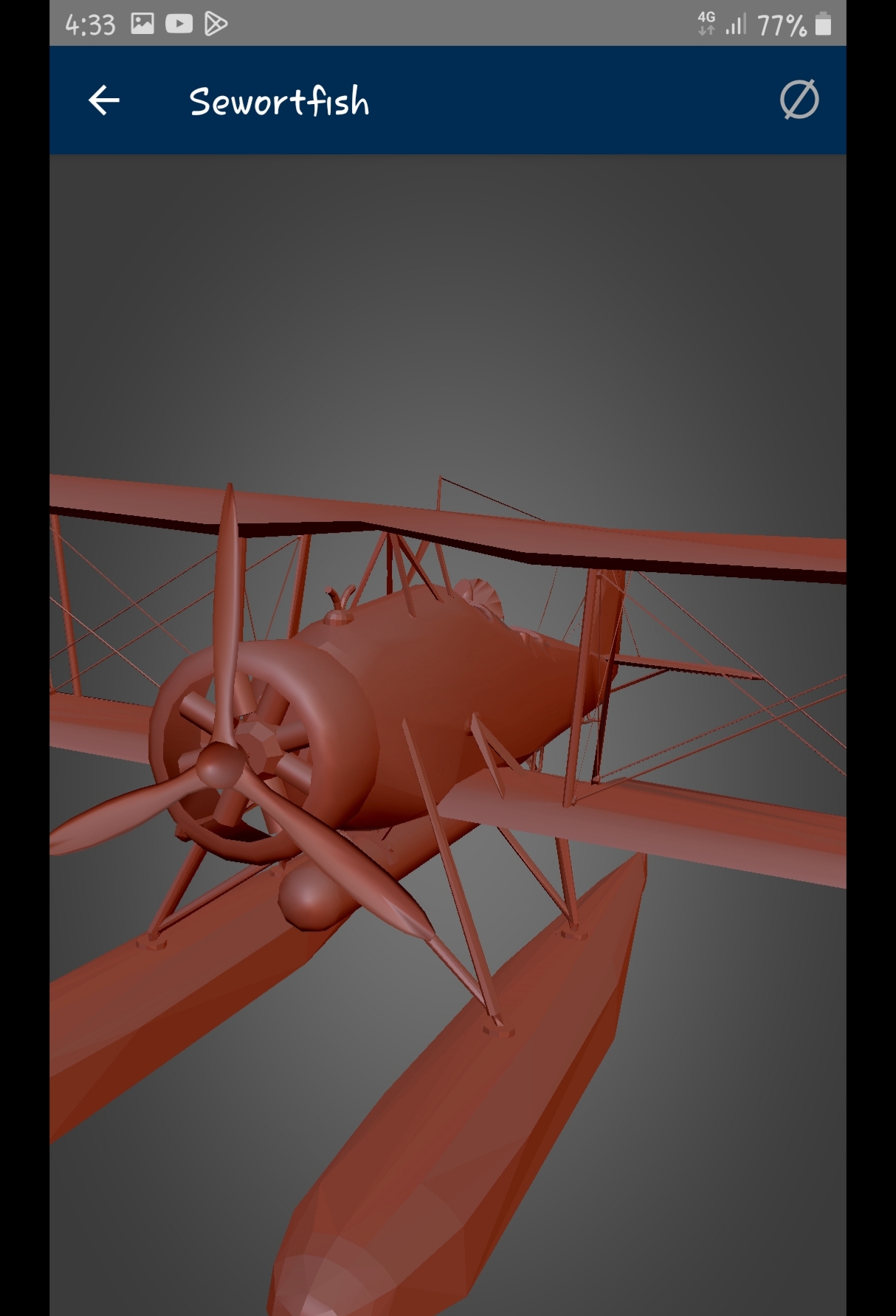 fairey swordfish wwii scale models torpedo seaplane 3D print model - Mito3D