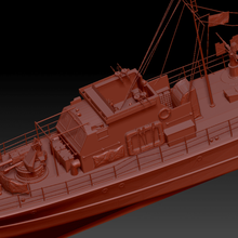 fairmile classe cannoniera c nave arma 3d print model - Mito3D