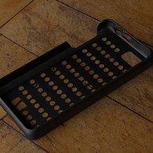 fairphone caso 2 griglia di fori foratura gadget telefono cellulare smartphone protezione 3d print model - Mito3D