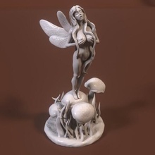 fairy woman fantasy female form art comic book 3d print model - Mito3D