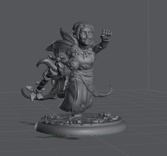 fairy Game dnd dungeons and dragon druid 3d print model - Mito3D