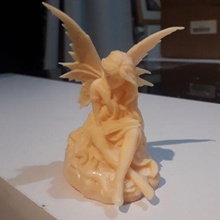 Fata libro korrigan figurina 3d print model - Mito3D