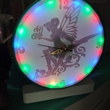 fairy clock lamp 3d print model - Mito3D