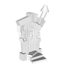 fairy door chimney pot art magic 3d print model - Mito3D