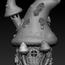 fairy house lamp toy mushroom 3d print model - Mito3D