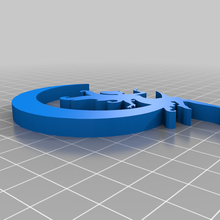 Fee invertiert Schablone Rückverfolgung Kunst Werkzeuge 3d print model - Mito3D