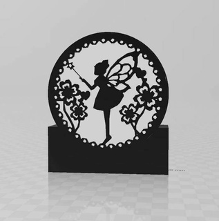 peri Lamba mektup ilk isim dekorasyon tasarım Disney Aşk 3d print model - Mito3D