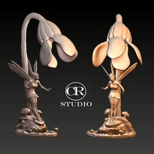 Fée lampe fantaisie fées femme femelle lumière décoration déco Accueil maison chambre 3d print model - Mito3D