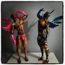 fairy man art men wings 3d print model - Mito3D