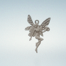 fairy pendant jewelry thinkerbell precious 3d print model - Mito3D