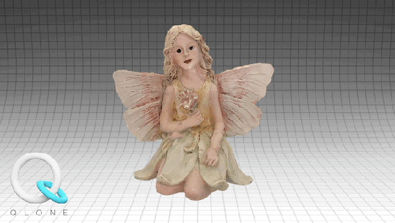 Fata scansionato qlone statue 3d print model - Mito3D