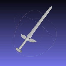 fairy tail erza scarlet 3d-printable sword assembly art 3d-printing replica costume cosplay weapon fantasy anime fairy-tail erza-scarlet 3d print model - Mito3D