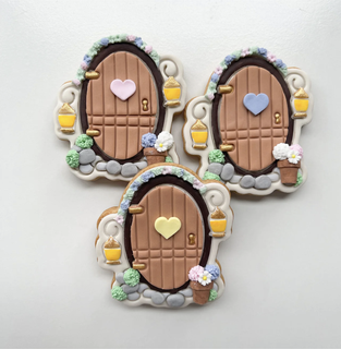 fairy tale door cookie clay fondant cutter + stamp Home cookies 3d kitchen sweet sweets 2024 tool wood baby magic shower tan christmas 3d print model - Mito3D