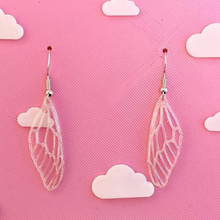 fairy wings earrings jewellery kuromi earring hoops 3d print model - Mito3D