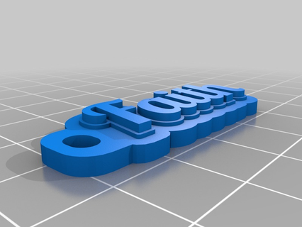 fede portachiavi personalizzato organizzazione 3d print model - Mito3D