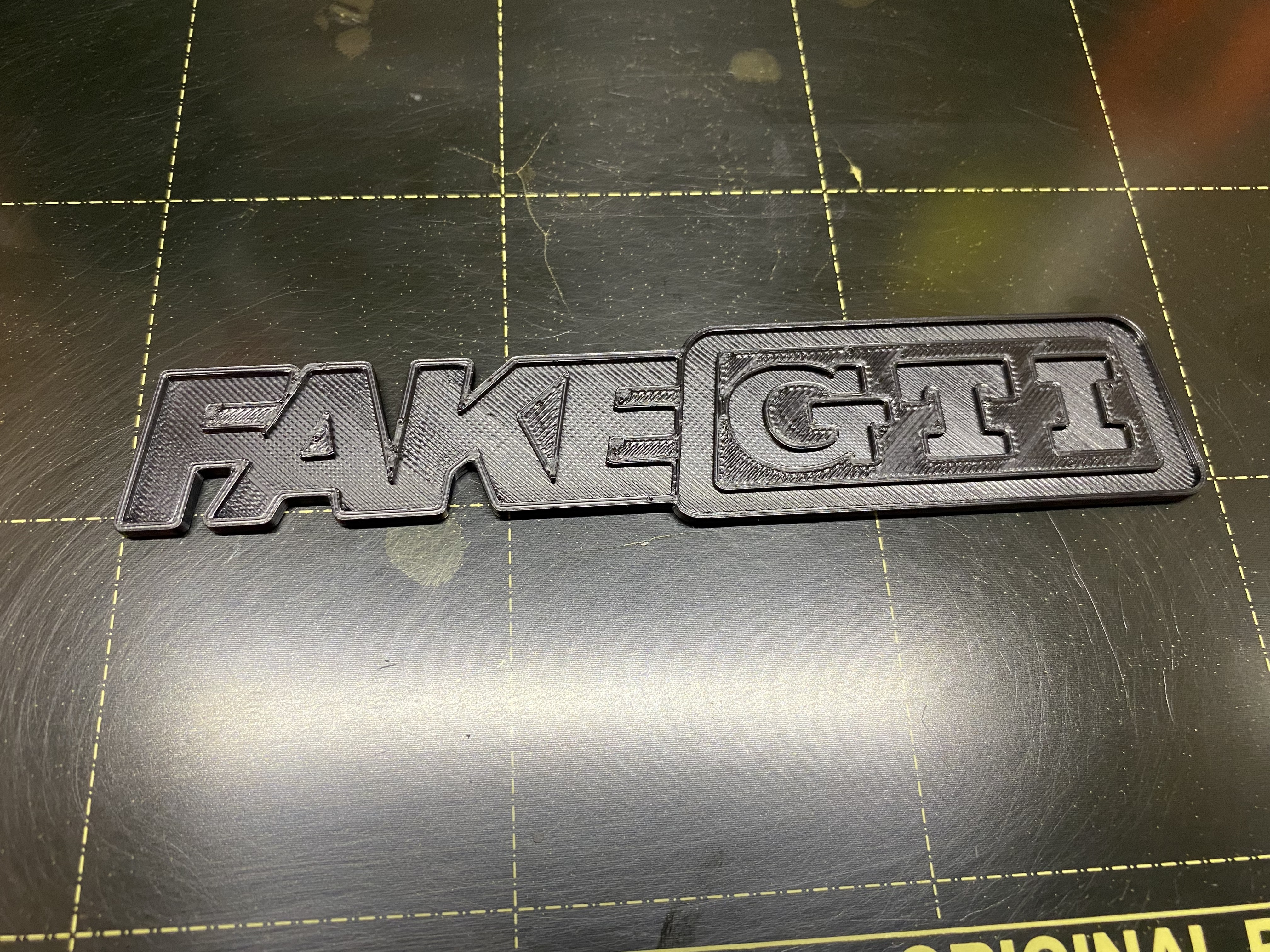 fake gti logo vw volkswagen 3D print model - Mito3D