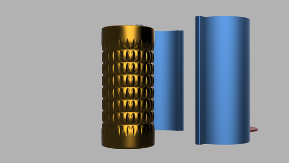 faux Laisse bougie moule silicone décoration vase résine modèle 3d print model - Mito3D