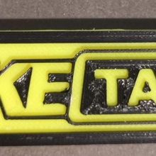 faux Taxi porte clés 3d print model - Mito3D