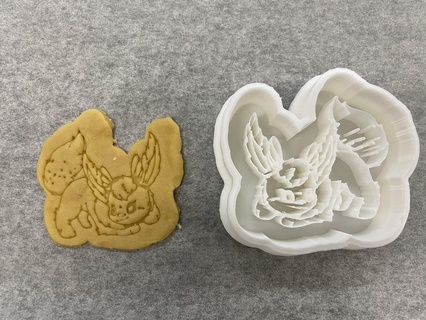 fakemon cookie cutter animal 3d print model - Mito3D