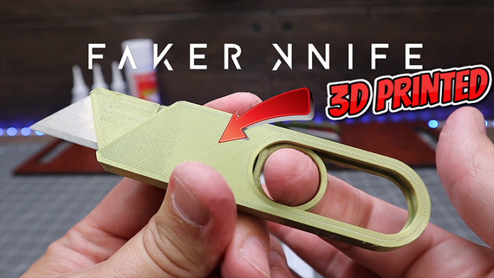 faker nife box knife giaco maker makerknife razor blade woodencreationz gadget 3d print model - Mito3D
