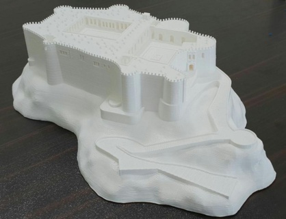 falak ol aflak Schloss Architektur 3d drucken historisch Kunst Haus Gebäude 3d print model - Mito3D