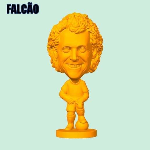 falc o - brasil roma arquivo stl vari mini craques futebol di calcio 3D print model - Mito3D